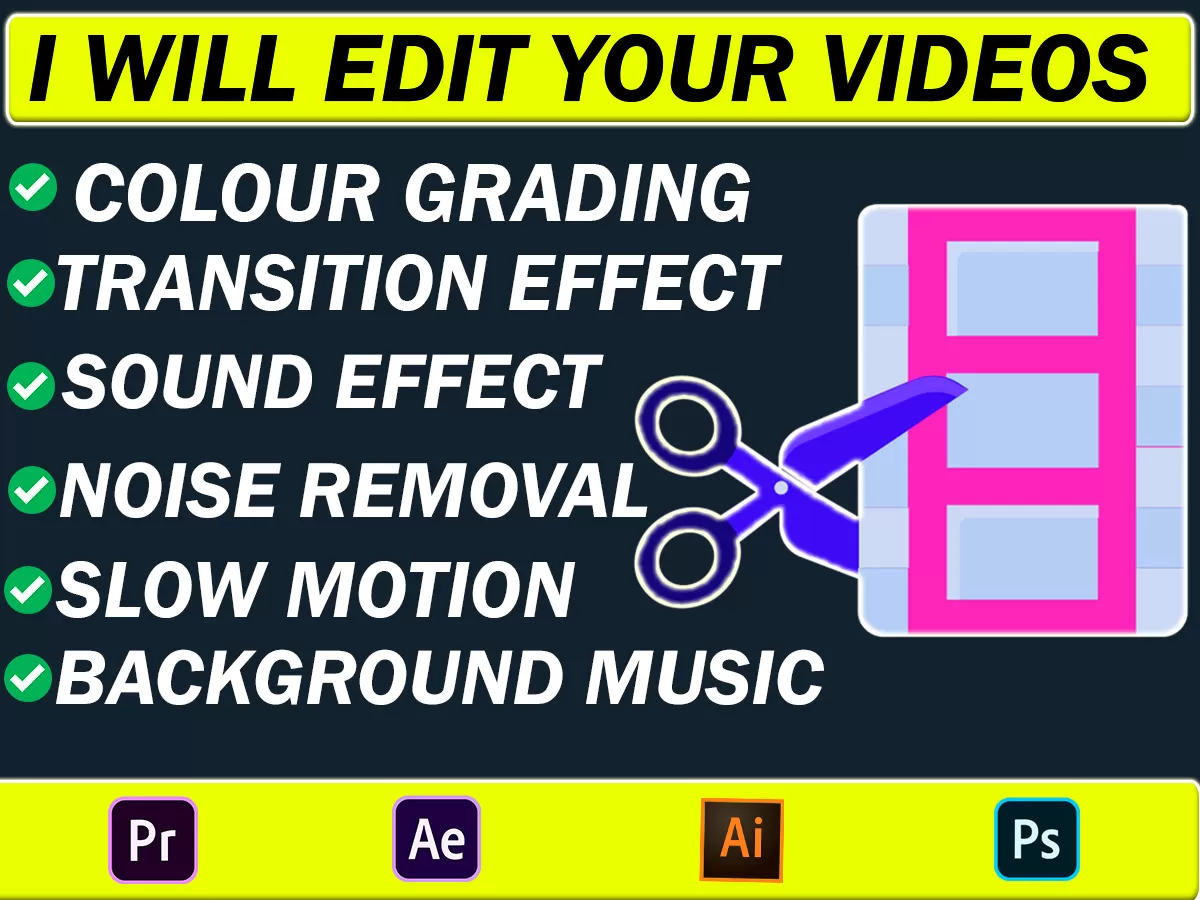 Do professional Video editing of 15 YouTube videos (5 Minutes Runtime for Each Videos)