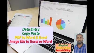 do data entry, editing, blogging, copy-paste, editing, geospatial mapping, and article writing.
