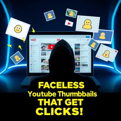 make 10 thumbnails for your faceless YouTube videosππ©βππ which save your so many times